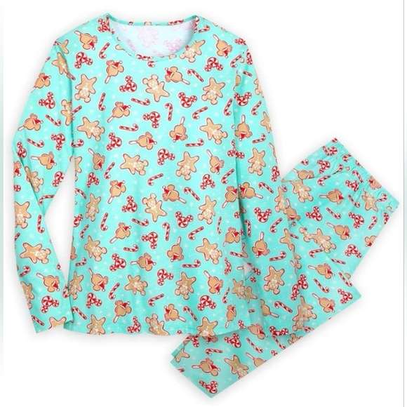 NWTBrand New Disney Parks Mickey Mouse Holiday Treats Sleepwear Set Women Size M - Picture 8 of 8